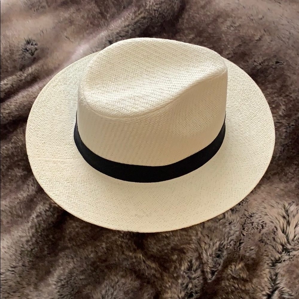 Panama Sun Hat - Beige - one size